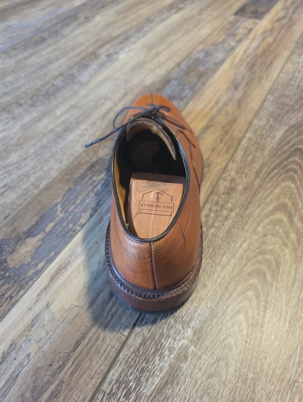 Allen Edmonds - Dickson Split Toe Blucher Shoes - 9E - Chestnut Brown
